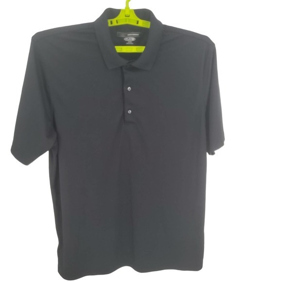 Black Nike Men's "Dri-Fit" Golf‎ Polo Size Large - Picture 3 of 4